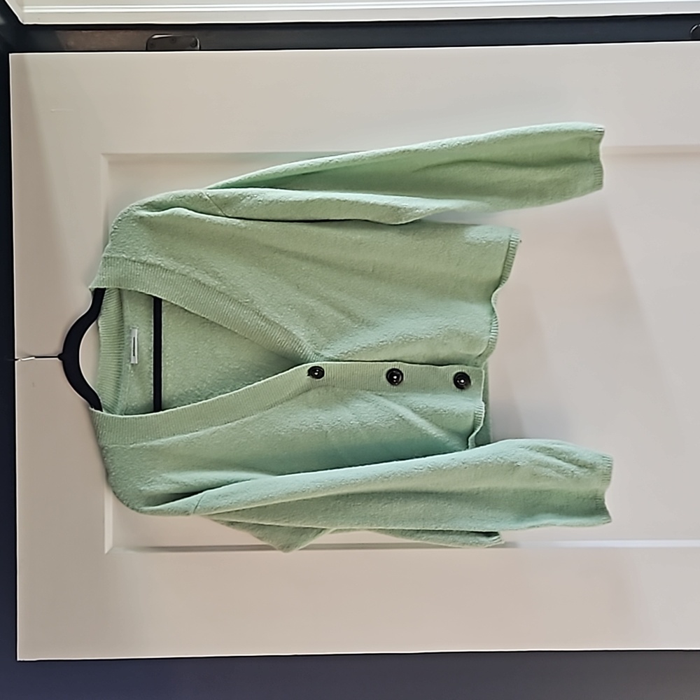 Mint green cardigan